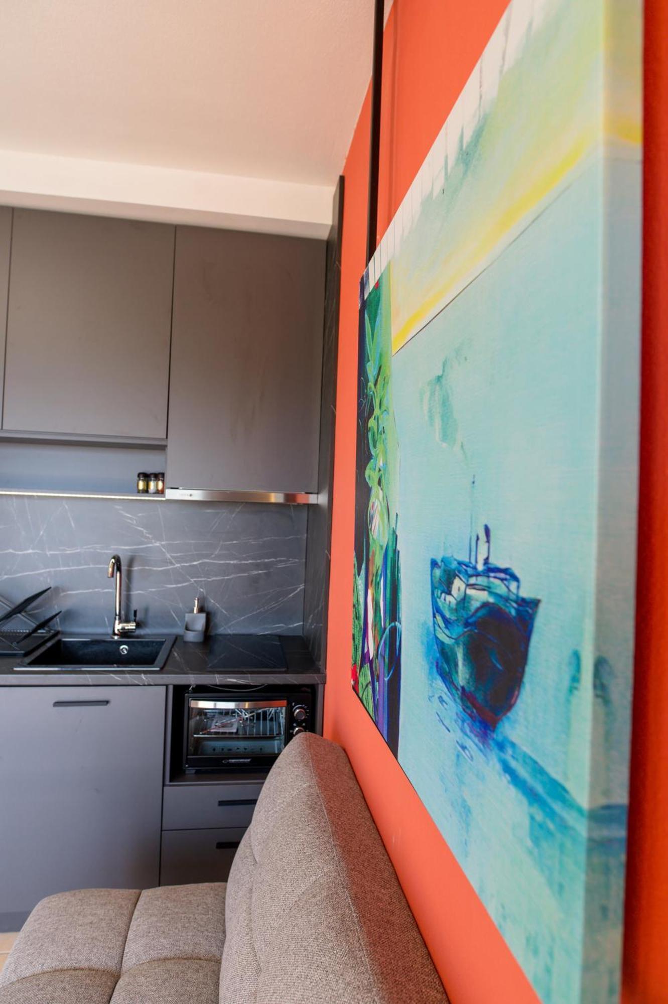 Apartmán Df House Διαμονή Με Θέα Θάλασσα Néa Khilí Exteriér fotografie